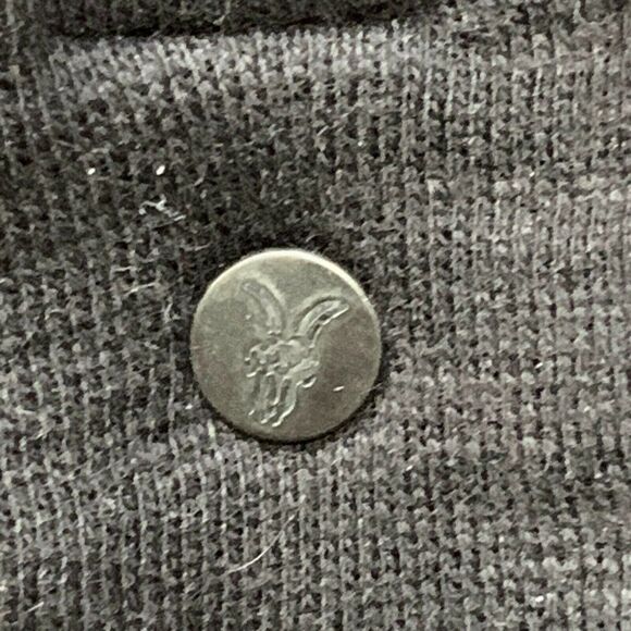 All Saints Sirius Jacket Hoodie Goat Suede Sleeves Men Size Extra Small - Picture 4 of 11